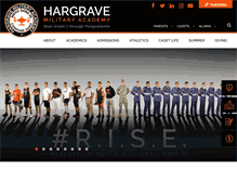 Tablet Screenshot of hargrave.edu